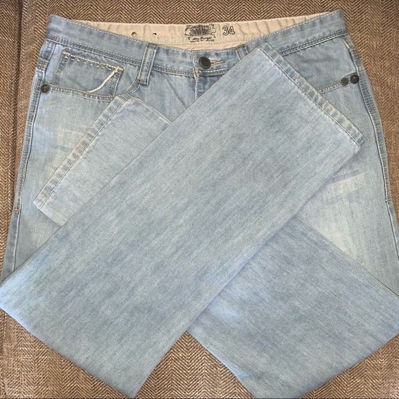 EUC Vintage Brass Skim Straight Jeans Size 34. - Picture 2 of 9